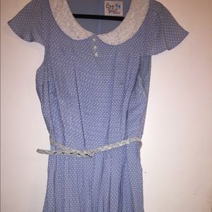 Mod cloth polka dot dress!